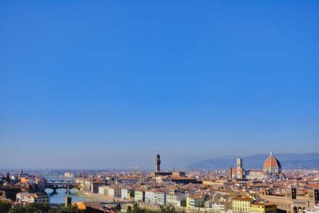 ミケランジェロ広場から見えるフィレンツェ